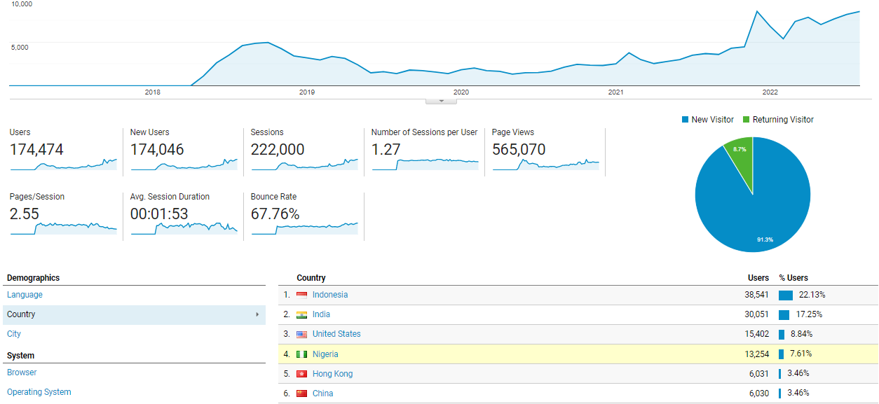 Visitor Analysis Report